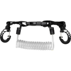 Coiled Lanyard with Clip Snaps