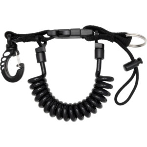 Coiled Lanyard with Split Ring and Snap