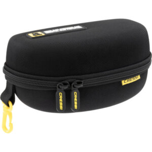 Elite Swim Goggles Case - (black/yellow)