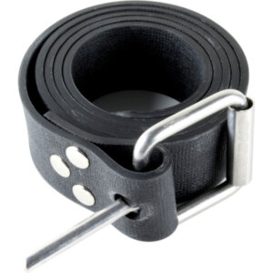 Premium Marseillaise Rubber Belt (black)