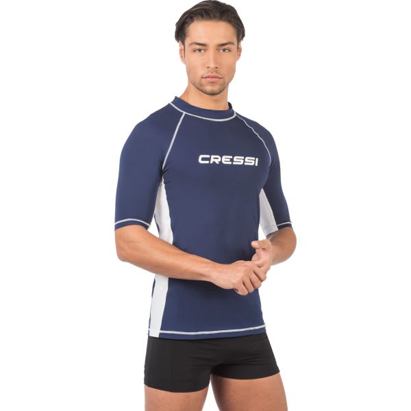 Rash Guard Short Sleeve Man - Dark Blue, XL - Afbeelding 6